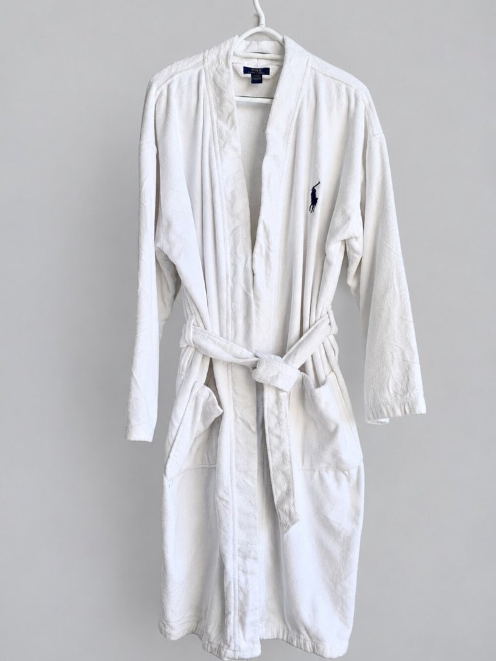 Polo Ralph Lauren Terry Robe Size Small in White